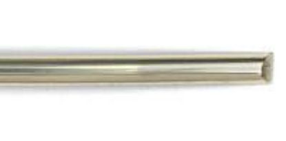 Picture of Red Brass Half Round Wire, 8ga/.128", 5ft Coil