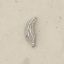 Picture of Sterling Silver Machine Cast Left Leaf 10mm