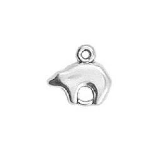 Picture of Sterling Silver Machine Cast Bear Fetish 11x12mm
