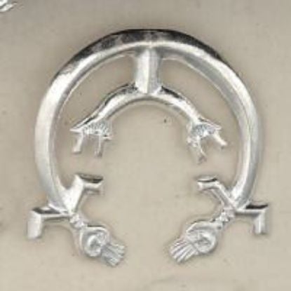 Picture of Sterling Silver Sand Cast Naja #4, 2-1/4" x 2-1/4"