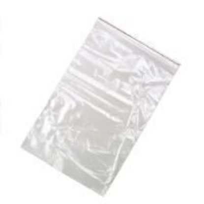 Picture of Minigrip Premium Red Line Reclosable Zipper Bags, 2 Mil, 8" x 12", Sold per pkg of 100