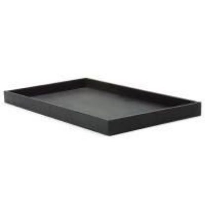 Picture of Black Vinyl Textured Bargain Jewelry Tray, 14-5/8" x 8-1/4" x 1" H
