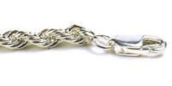 Picture of Sterling Silver French Rope Chain 27 Inch x 4mm