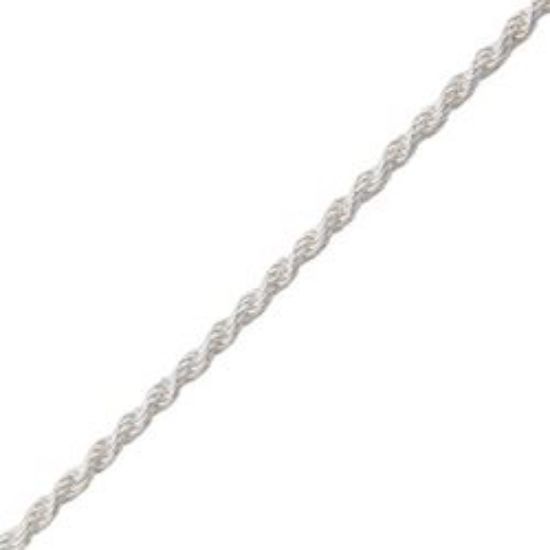 Picture of Sterling Silver French Rope Chain 16 Inch x 1.2mm. Made in Italy
