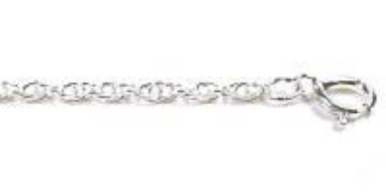 Picture of Sterling Silver Medium 15 Rope Chain 18 Inch x 1.8mm