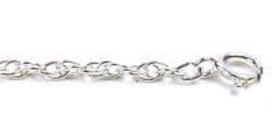 Picture of Sterling Silver Large 18 Rope Chain 20 Inch x 2.1mm
