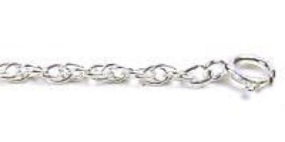 Picture of Sterling Silver Large 18 Rope Chain 30 Inch x 2.1mm