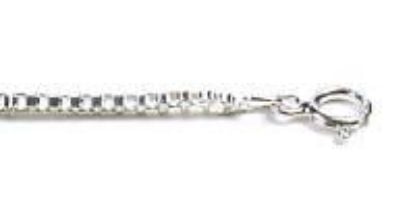 Picture of Sterling Silver Box Chain 20 Inch x 1.5mm