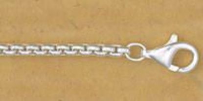 Picture of Sterling Silver Round Box Chain 24 Inch x 2.5mm