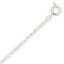 Picture of Silver Plated Medium Curb Chain 18 Inch x 1.6mm.  IMPORTED ECONOMY QUALITY CHAINS: DUE TO THE PRICE, THIS ITEM VARIES IN LENGTH AND SIZE, NO REFUNDS OR EXCHANGES.