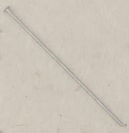 Picture of Nickel Plated Head Pins, 2" x 0.028", Sold per pkg of 10