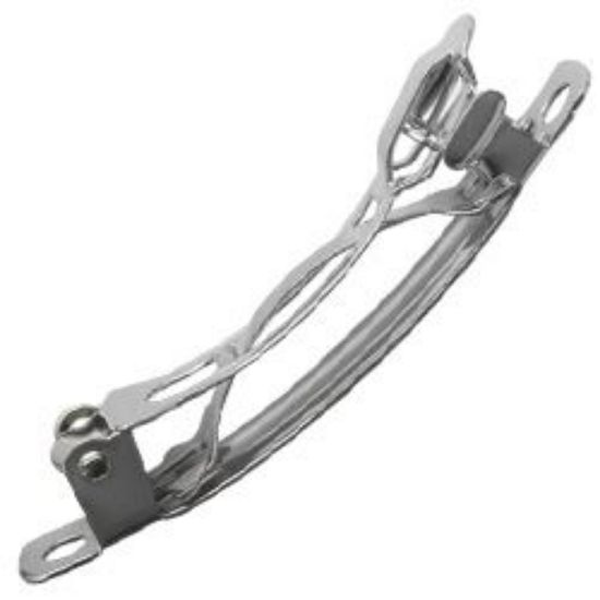 Picture of Nickel Plated Barrettes, 1-1/2", Sold per pkg of 10