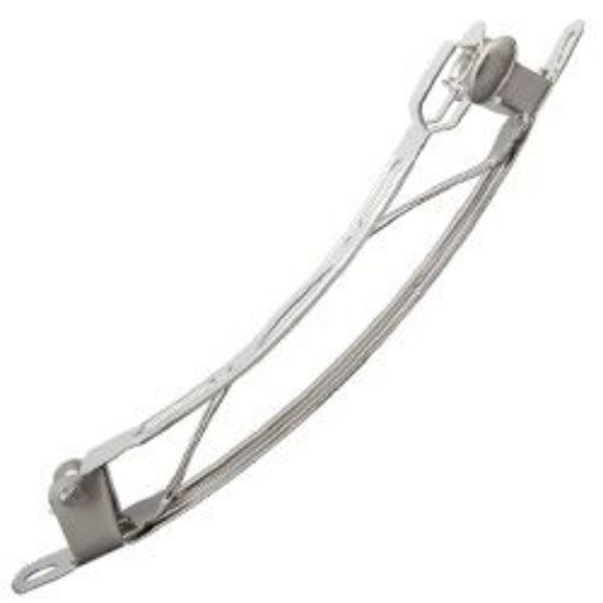 Picture of Nickel Plated Barrettes 3-1/8", Sold per pkg of 10