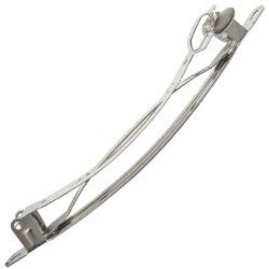 Picture of Nickel Plated Barrettes 4", Sold per pkg of 10