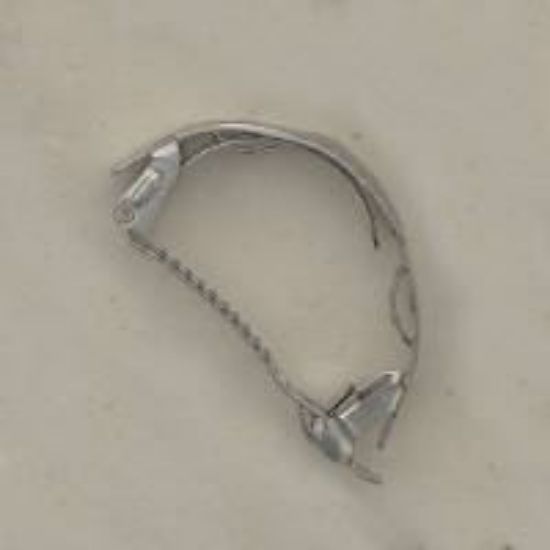 Picture of Nickel Plated Ponytail Barrettes, Sold per pkg of 10