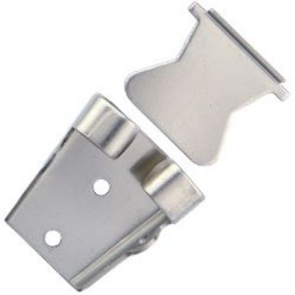 Picture of Nickel Silver 2 Piece Bolo Backs for 4 Ply Bolos<br />5 Sets