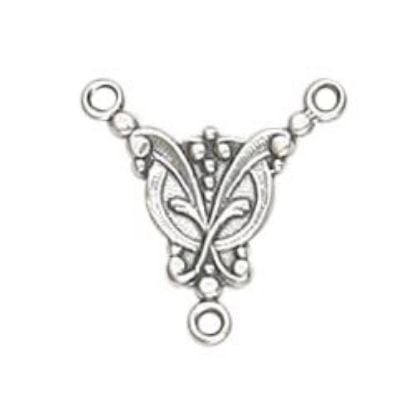 Picture of Sterling Silver Fancy Connector Link 17x16.5mm