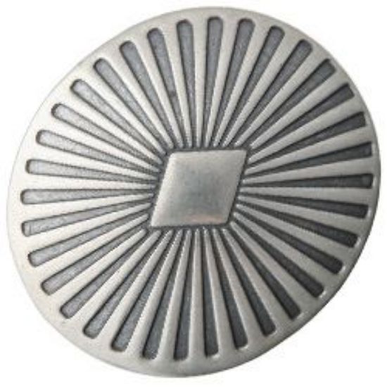 Picture of Nickel Silver Sunburst Concho w/ Loop 22x25mm