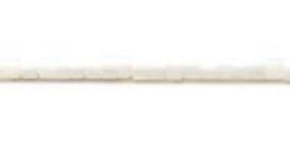 Picture of White Clam Heishi Bead 2-3mm 24" Strand