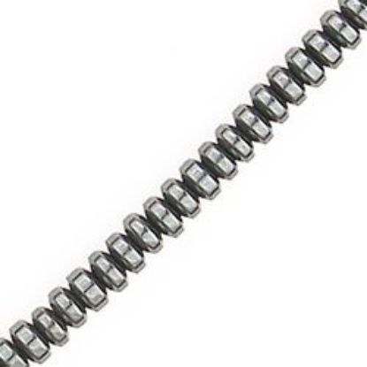 Picture of Hematine Rondelle Bead 3mm, 16" Strand