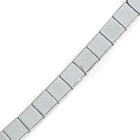 Picture of Hematine Cube Bead 3mm, 16" Strand