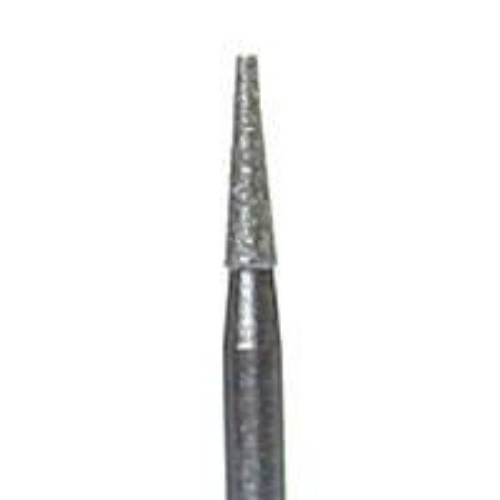 Picture of Tapered Cylinder Diamond Burr, Medium/Fine, 2-1mm