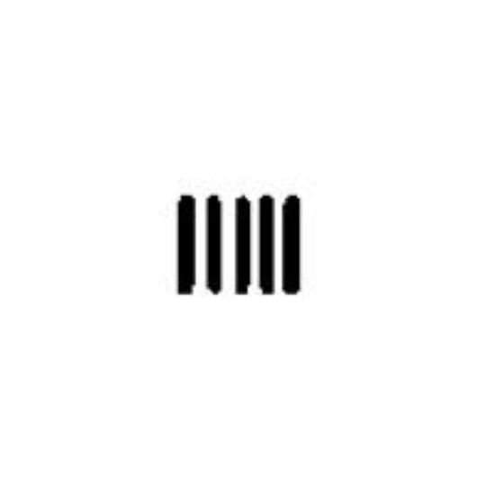 Picture of Steel Stamp, #21 Traditional Lines, 1/4"
