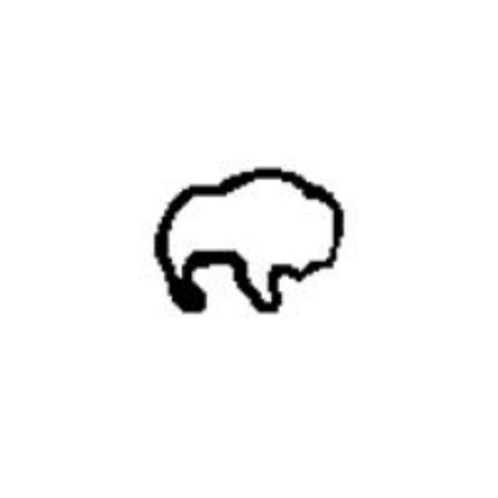 Picture of Steel Stamp, #69 Buffalo, 1/4"