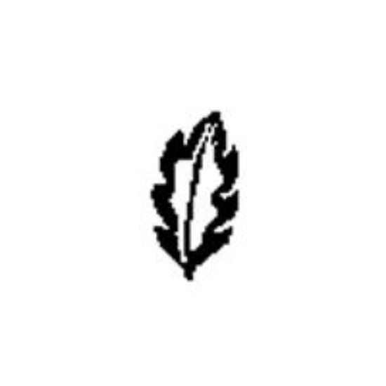 Picture of Steel Stamp, #76 Leaf, 1/4"