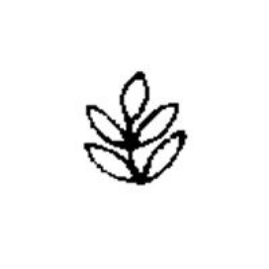 Picture of Steel Stamp, #77 Leaves, 1/4"