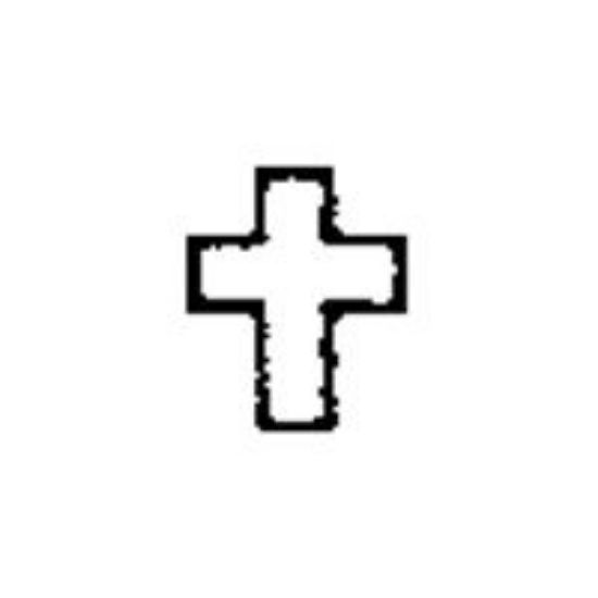 Picture of 1/4" Stamp #M3 Cross