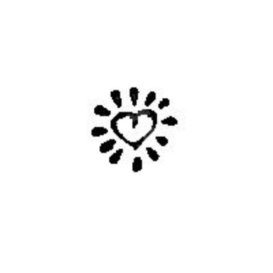 Picture of Stamp WM23 Heart Flower