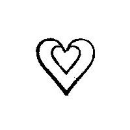 Picture of Double Heart Stamp 3/8" tool