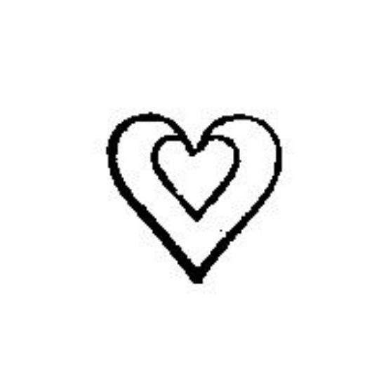 Picture of Double Heart Stamp 3/8" tool