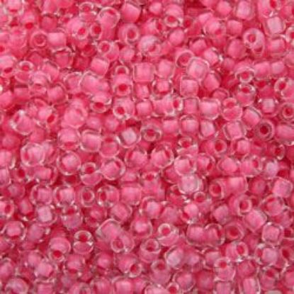 Picture of Size 11 Japanese Seed Beads, Hot PInk (#208), Approximately 25 Grams