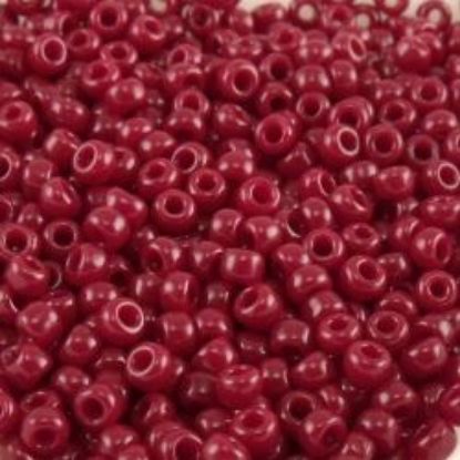 Picture of Opaque Dark Brown Seed Bead #409B / Size 11<br />Approximately 25 Grams