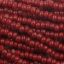 Picture of Size 13 Cut Czech Seed Bead, Dark Red, Sold by the Hank