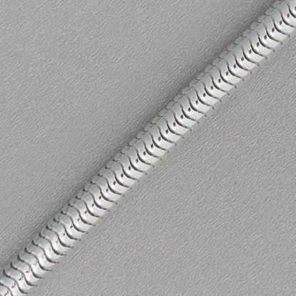Picture of Sterling Silver Snake Round Chain 20 Inch x 5mm