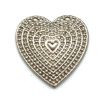 Picture of Nickel Silver Oval Bead Band Concho 25mm
