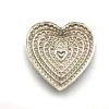 Picture of Nickel Silver Oval Bead Band Concho 25mm