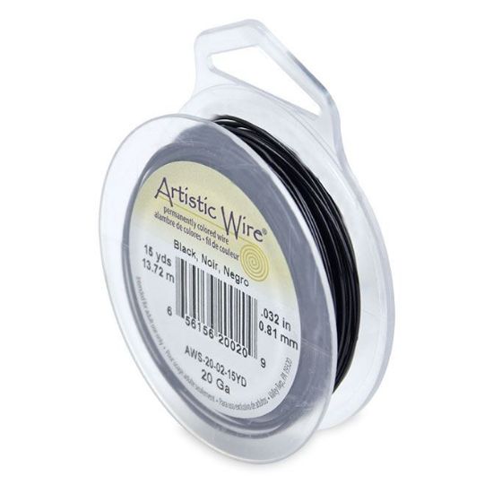 Picture of Black Artistic Wire 20ga 15 Yards