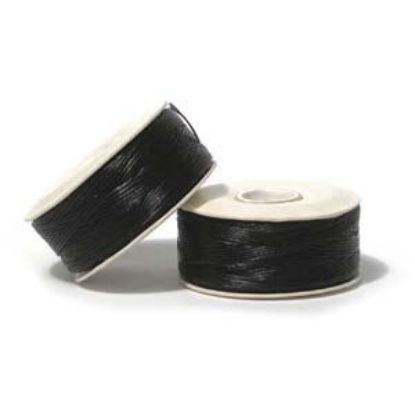 Picture of Black Nymo Thread Size "B" .008" 72 Yard bobbin