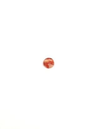 Picture of Orange Spiny Oyster Compressed Round Cabachon, No Back 5mm