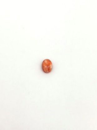 Picture of Orange Spiny Oyster Compressed Oval Cabachon, No Back 5x7mm