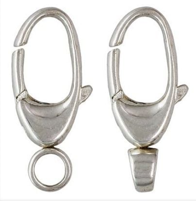 Picture of Sterling Silver Oval Swivel Clasp 6mm x 13.5mm