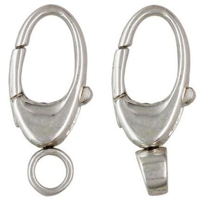 Picture of Sterling Silver Oval Swivel Clasp 7mm x 15.5mm
