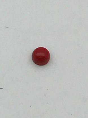 Picture of Block/Imitation Coral Round Cabochon 6mm