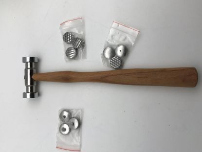 Picture of Texturing Hammer with 9 interchangeable faces.