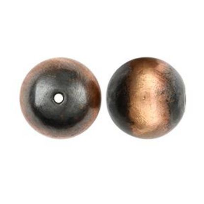Picture of Copper Navajo Pearl Style by JCK, 20mm Seamless Bead
