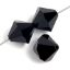 Picture of Preciosa Bi-Cone, Jet Glass 4mm Beads, 5" Strand